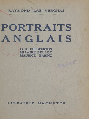 cover image of Portraits anglais
